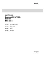 NEC Express5800/T120h User Manual preview