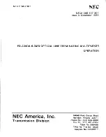 Preview for 2 page of NEC FD-2240A Operation