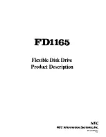 Preview for 1 page of NEC FDl165 Product Description