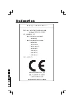 Предварительный просмотр 2 страницы NEC FE700 - MultiSync - 17" CRT Display User Manual