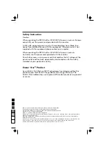 Предварительный просмотр 3 страницы NEC FE700 - MultiSync - 17" CRT Display User Manual