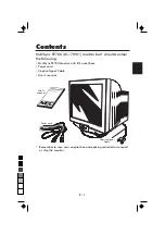 Предварительный просмотр 9 страницы NEC FE700 - MultiSync - 17" CRT Display User Manual