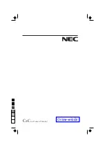 Предварительный просмотр 89 страницы NEC FE700 - MultiSync - 17" CRT Display User Manual