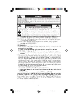Preview for 3 page of NEC FE700M - MultiSync - 17" CRT Display User Manual