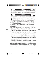 Preview for 3 page of NEC FE79125G User Manual