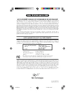 Preview for 43 page of NEC FE79125G User Manual