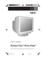 Preview for 1 page of NEC FE791990991 User Manual
