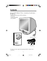 Preview for 4 page of NEC FE950 - MultiSync - 19" CRT Display User Manual