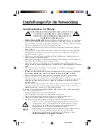 Предварительный просмотр 50 страницы NEC FE950 - MultiSync - 19" CRT Display User Manual