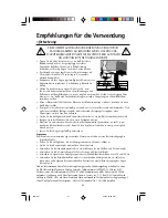 Предварительный просмотр 51 страницы NEC FE950 - MultiSync - 19" CRT Display User Manual