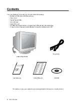 Preview for 4 page of NEC FE991SB - MultiSync - 19" CRT Display User Manual