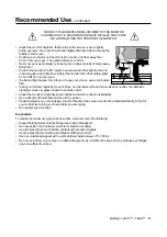 Предварительный просмотр 11 страницы NEC FE991SB - MultiSync - 19" CRT Display User Manual