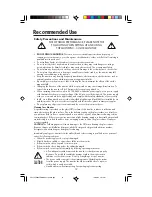 Предварительный просмотр 14 страницы NEC FE992-BK - MultiSync - 19" CRT Display User Manual
