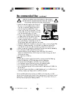 Предварительный просмотр 15 страницы NEC FE992-BK - MultiSync - 19" CRT Display User Manual