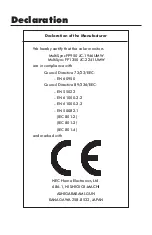 Preview for 2 page of NEC FP1350 - MultiSync - 22" CRT Display User Manual