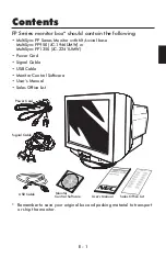 Preview for 9 page of NEC FP1350 - MultiSync - 22" CRT Display User Manual