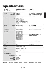 Preview for 21 page of NEC FP1350 - MultiSync - 22" CRT Display User Manual