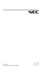 Preview for 107 page of NEC FP1350 - MultiSync - 22" CRT Display User Manual