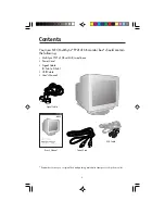 Preview for 4 page of NEC FP2141SB-BK - MultiSync - 22" CRT Display User Manual