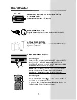 Preview for 4 page of NEC FS-59T90 Instruction Manual