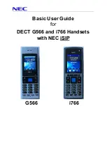 NEC G566 Basic User'S Manual preview