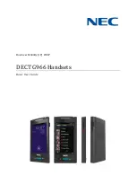 NEC G966 Basic User'S Manual предпросмотр