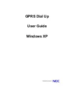 NEC GPRS User Manual preview