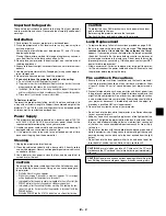 Preview for 3 page of NEC GT950 - MultiSync XGA LCD Projector User Manual