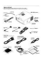 Preview for 6 page of NEC GT950 - MultiSync XGA LCD Projector User Manual