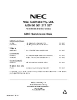 Preview for 72 page of NEC GV-4240NAS User Manual