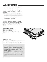 Предварительный просмотр 16 страницы NEC HIVID 6500 User Manual