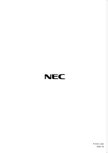 Предварительный просмотр 66 страницы NEC HT1000 Series User Manual