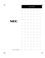 NEC HV8600 User Manual preview