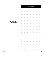 Предварительный просмотр 3 страницы NEC HX4500 User Manual