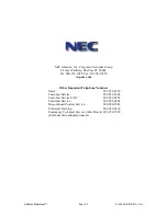 Предварительный просмотр 22 страницы NEC i-Series Quick Installation Manual