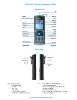 NEC I766 DECT Quick Reference Manual preview