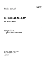 NEC IE-178048-NS-EM1 User Manual preview