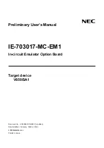 NEC IE-703017-MC-EM1 User Manual preview