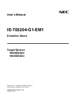 NEC IE-703204-G1-EM1 User Manual preview