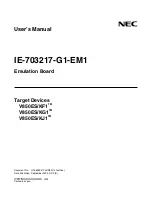 Preview for 1 page of NEC IE-703217-G1-EM1 User Manual