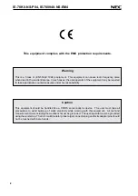 Предварительный просмотр 2 страницы NEC IE-780948-NS-EM4 User Manual