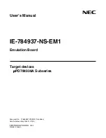 NEC IE-784937-NS-EM1 User Manual preview