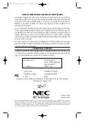 Предварительный просмотр 47 страницы NEC IntelliBase A3844 User Manual