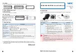 NEC IP3NA-BHA Connection Manual preview