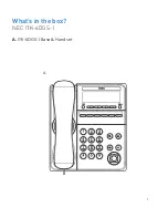 Предварительный просмотр 3 страницы NEC ITK-6DGS-1 Quick Start Manual