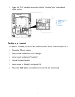 Предварительный просмотр 8 страницы NEC ITK-6DGS-1 Start Manual