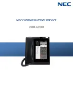 NEC ITX-7PUC-TEL User Manual preview