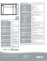 Preview for 2 page of NEC IW77 Specifications