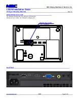 Предварительный просмотр 5 страницы NEC L102W Installation Manual