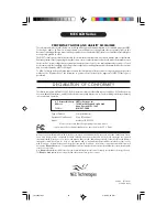 Preview for 36 page of NEC L1525V9 User Manual